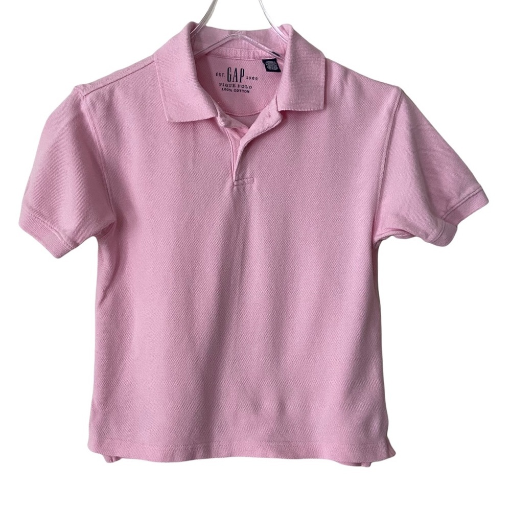 Gapkids Boys Pink Polo Shirt Medium